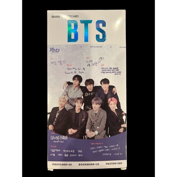 BTS Postcard & Bookmarks Box Set 2019‎ Official Merchandise, K-Pop Incomplete - Picture 1 of 5